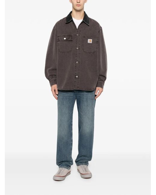 Carhartt Brown Veste À Poches Multiples for men