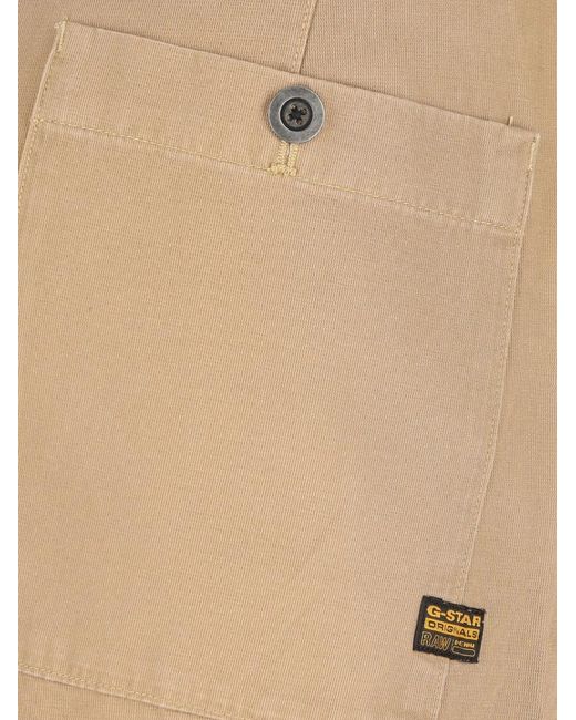 G-Star Natural Buttoned Trousers for men