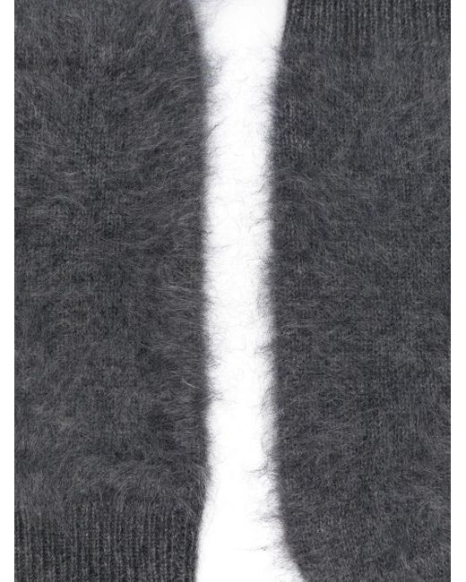 Lisa Yang Gray Cashmere Gloves