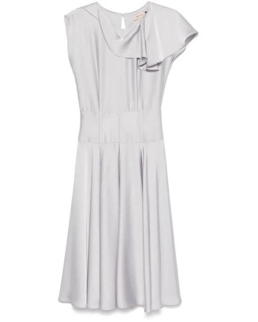 Abito Midi Flap di Murmur in White