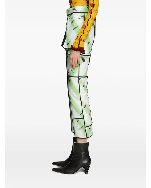 ASAI Green Patchwork Trousers