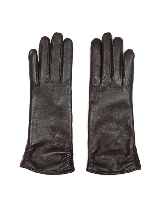 Giorgio Armani Black Leather Gloves