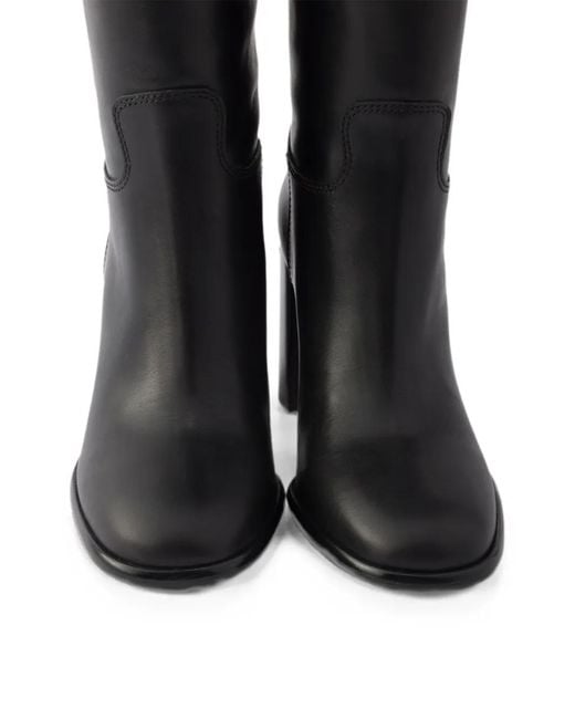 Prada Black Leather Boots