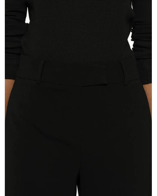 MAISON 123 Black Layla Belt-Loops Trousers