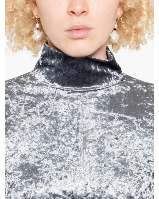 Top con cuello alto Forte Forte de color Gray