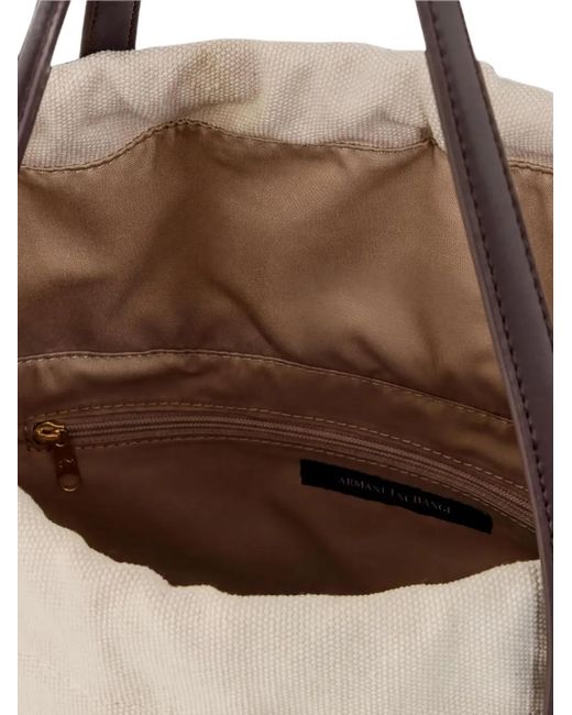 ARMANI EXCHANGE Metallic Logo-Detail Bucket Bag