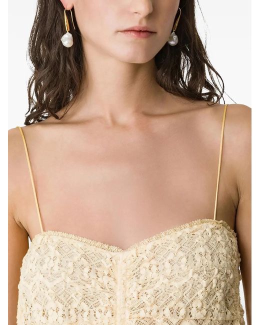 Forte_forte Natural Ruffled Slip Dress