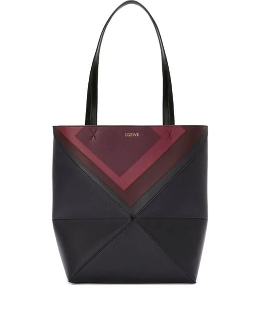 Loewe パズル ハンドバッグ M Black