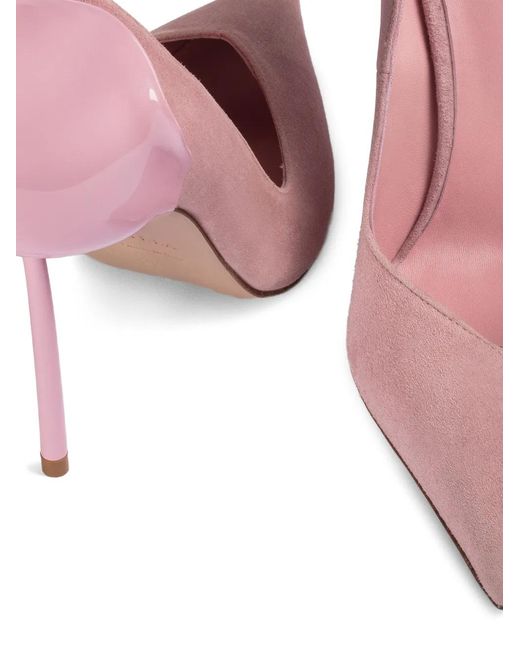 Le Silla Pink Petalo Suede Pumps
