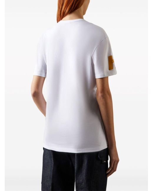 Camiseta con logo Hogan de color White