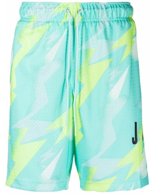 Pantalones cortos Jordan Jumpman de malla Nike de hombre de color Green