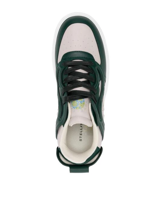 Stella McCartney Green S-Wave 2 Low-Top Sneakers