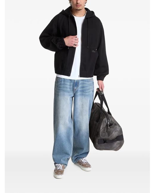 Dime Black Hooded Jacket