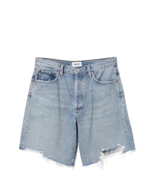 Agolde Blue Indra Shorts