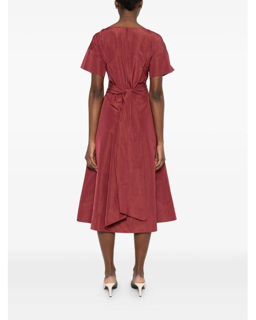 Weekend by Maxmara Red Draped Dress