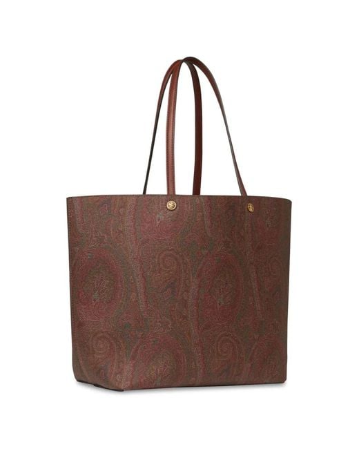 Etro Brown Essential Xl Tote Bag