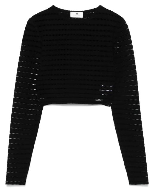 Elisabetta Franchi ポインテールニット トップ Black