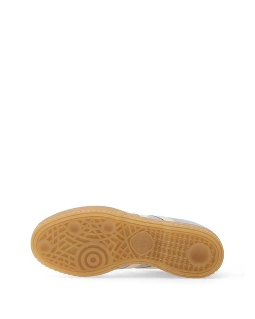 Adidas White Spezial Bold Three-Striped Platform Sneakers