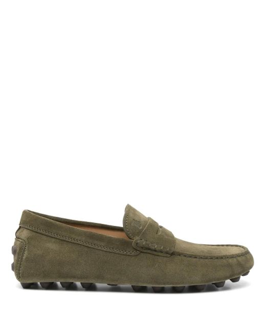 Tod's Green Gommino Bubble Loafers for men