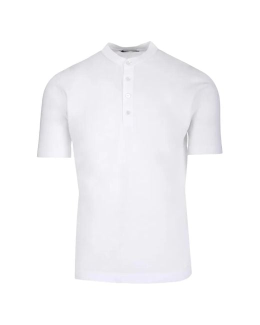 Al Duca D'aosta White Cotton-Crepe T-Shirt for men