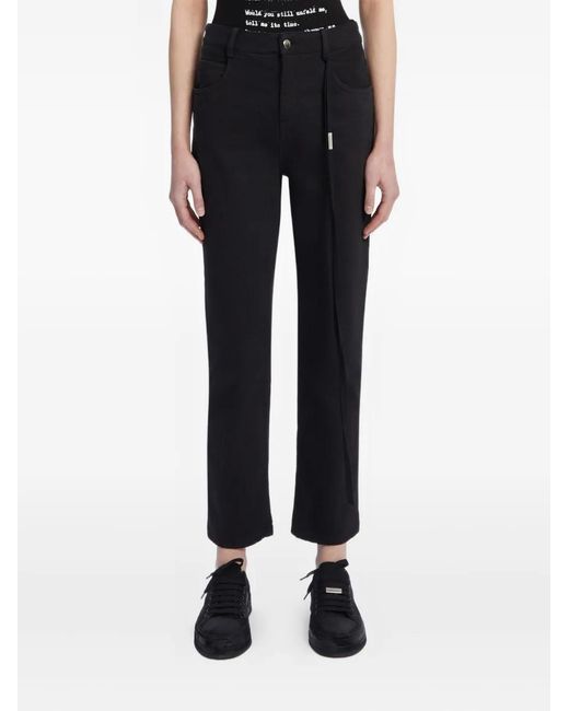 Ann Demeulemeester Black Five-Pockets Jeans