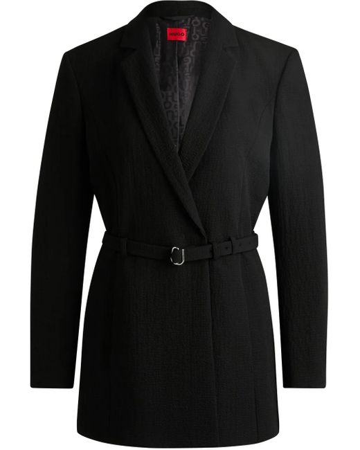 HUGO Black Belted Blazer