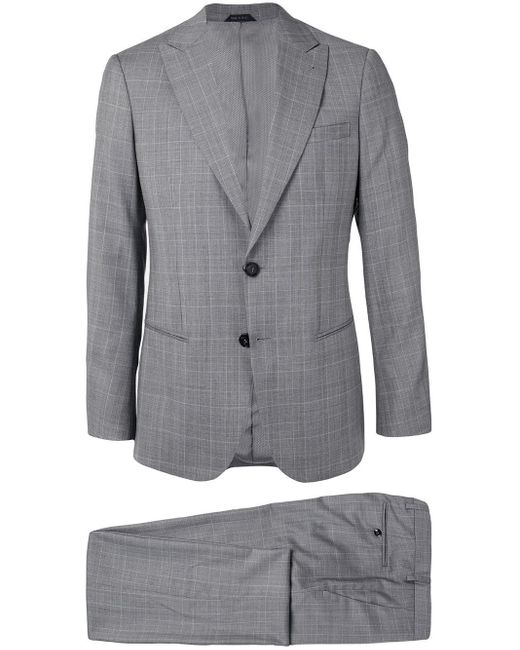 armani grey suit