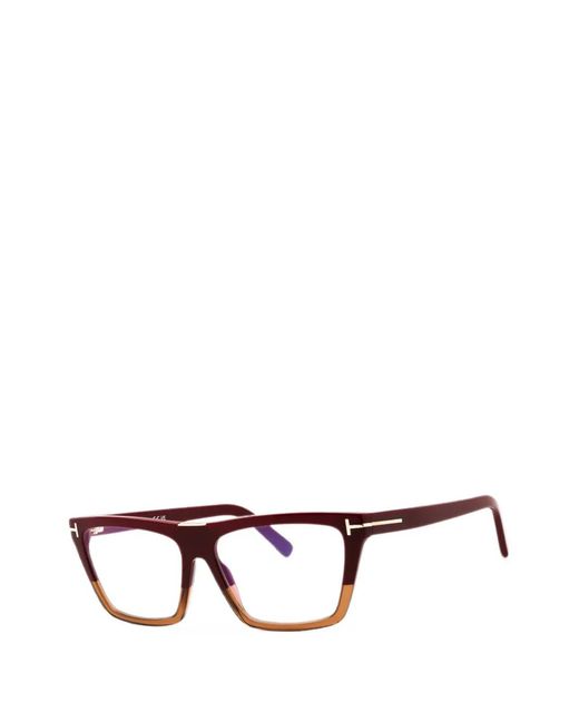 Tom Ford Multicolor Rectangle-Frame Glasses
