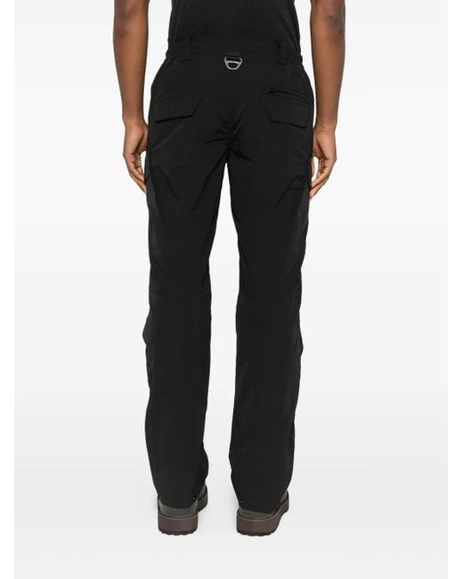 JG1 Black Cargo Pocket Trousers for men