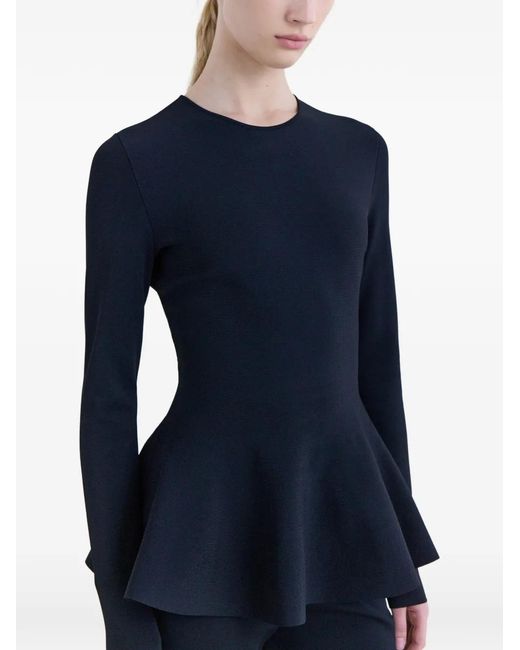 FFORME Blue Isla Peplum Blouse