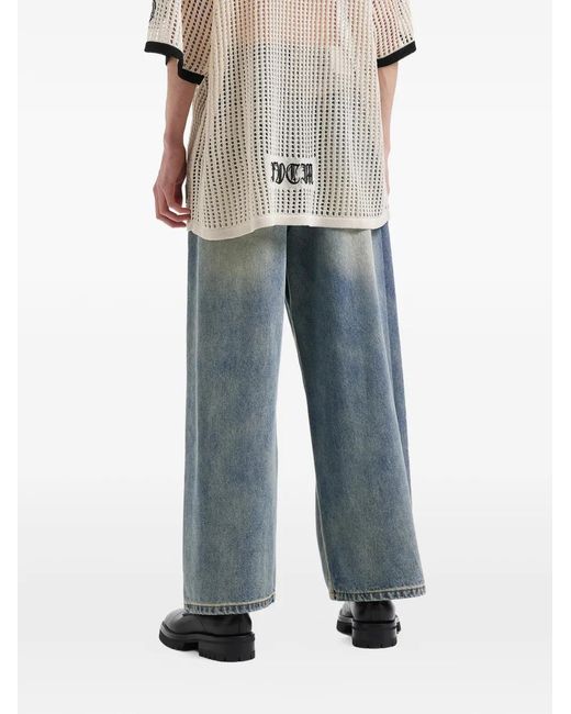 FIVE CM Blue Distressed Jeans for men