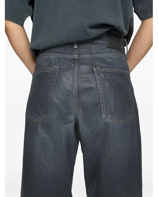 Acne Blue 1981 Logo-Patch Jeans for men