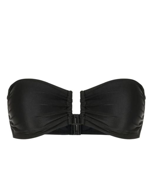 Lenny Niemeyer Black Rita Rust Bandeau-Bikinioberteil