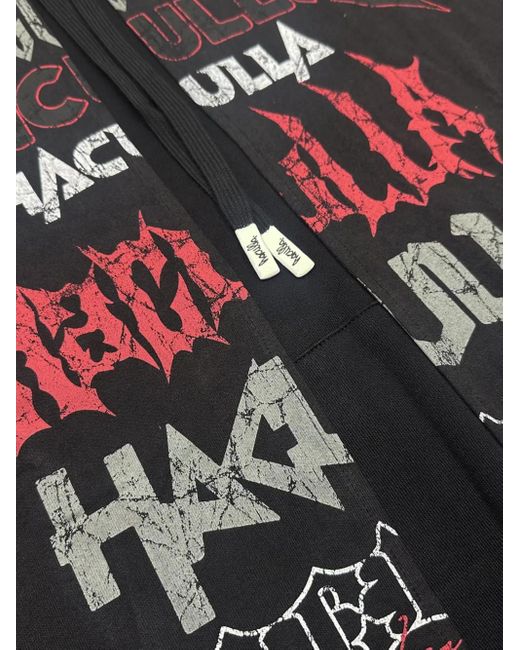 Haculla Black Distressed Hoodie for men