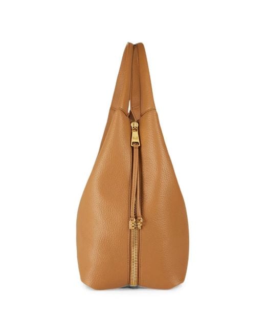Elisabetta Franchi Brown Sac À Main Hobo À Breloques