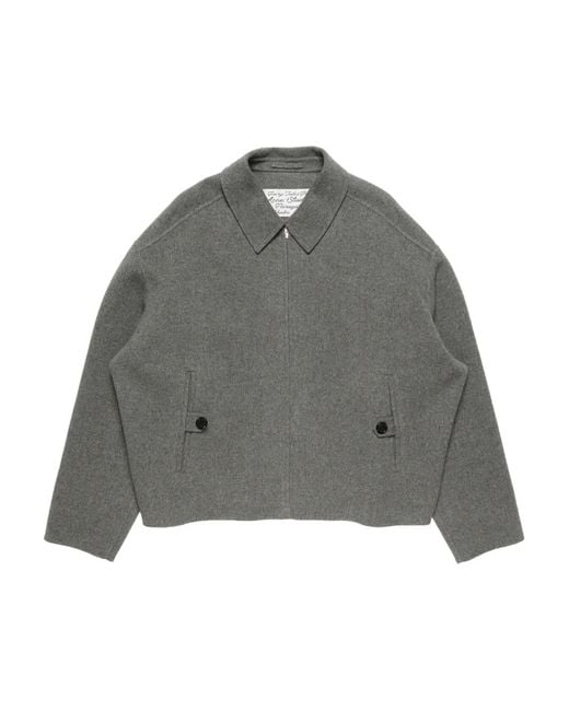 Acne Gray Wool Cashmere Jacket for men