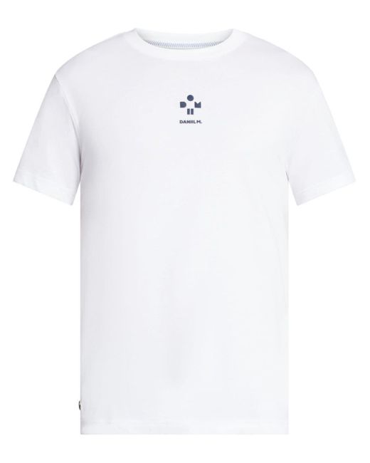 Lacoste T-shirt Van Katoenblend in het White voor heren
