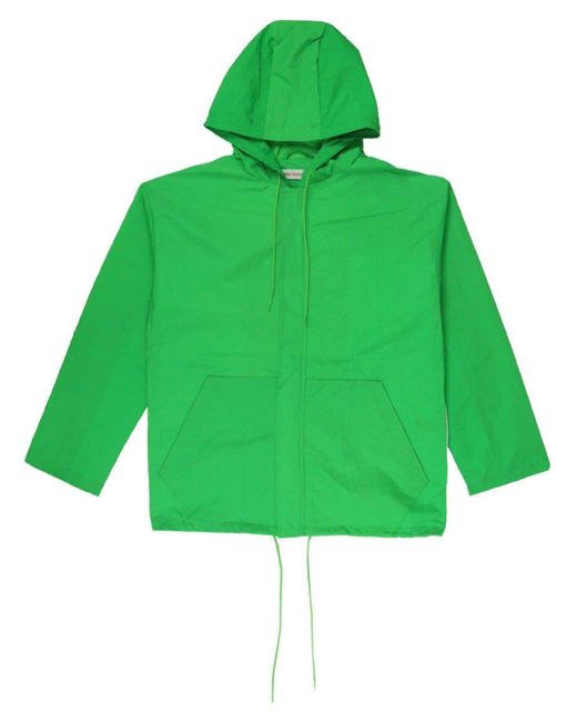 Walter Van Beirendonck Green Graphic-print Hooded Jacket for men