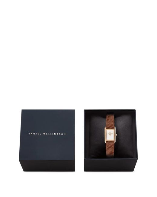 Daniel Wellington White Bound Mini Lizard-Effect 26Mm Watch