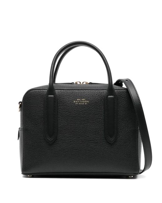 Smythson Lytton Mini-Tas in het Black
