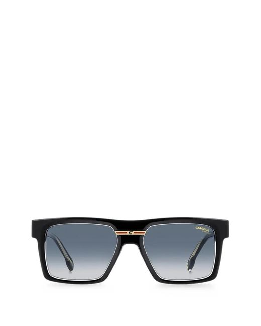 Carrera Black Victory Rectangular-Frame Sunglasses for men