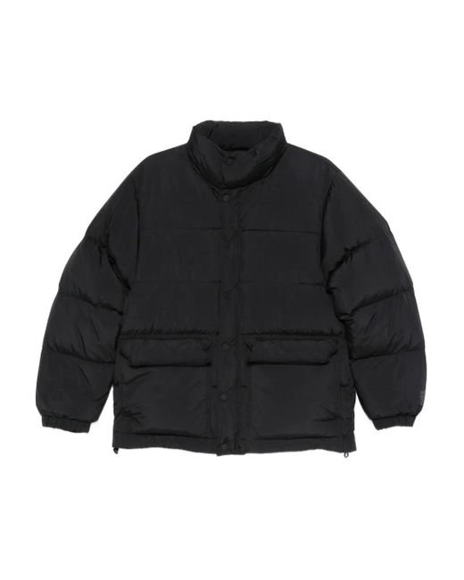 Maison Kitsuné Black Quilted Puffer Jacket for men