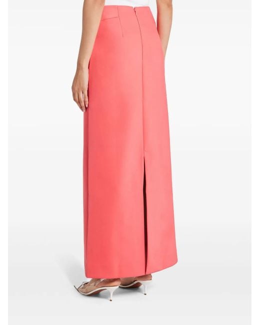 Jupe Mi-Longue À Taille Haute Acler en coloris Pink