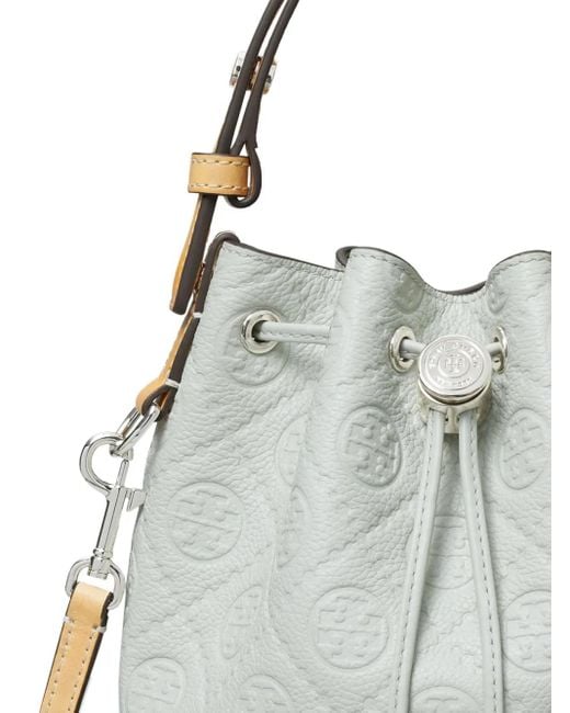 Tory Burch T Monogram バケットバッグ ミニ Gray
