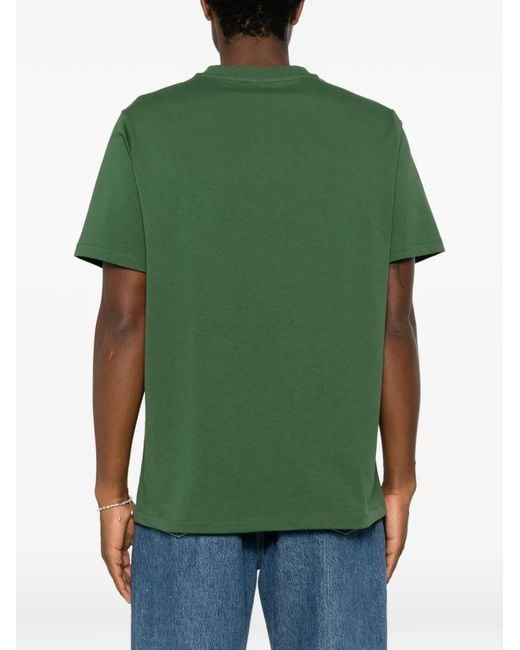 A.P.C. Green Rue Madame Logo-Print Crew-Neck T-Shirt