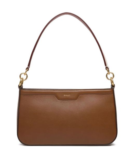 Bally レディース ブラウン レザー ショルダーバッグの通販はau PAY