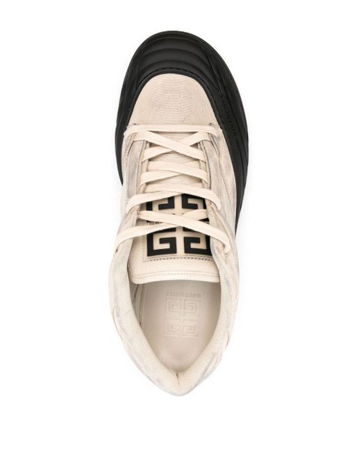 Givenchy Skate Gerafelde Sneakers in het White voor heren