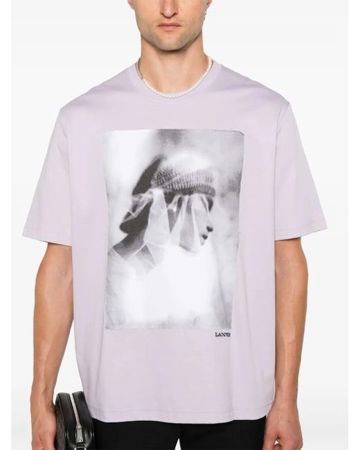 Lanvin Purple T-Shirts And Polos for men