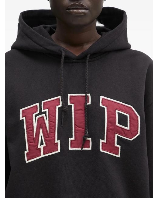 Carhartt Black WIP Hoodie mit Logo-Applikation