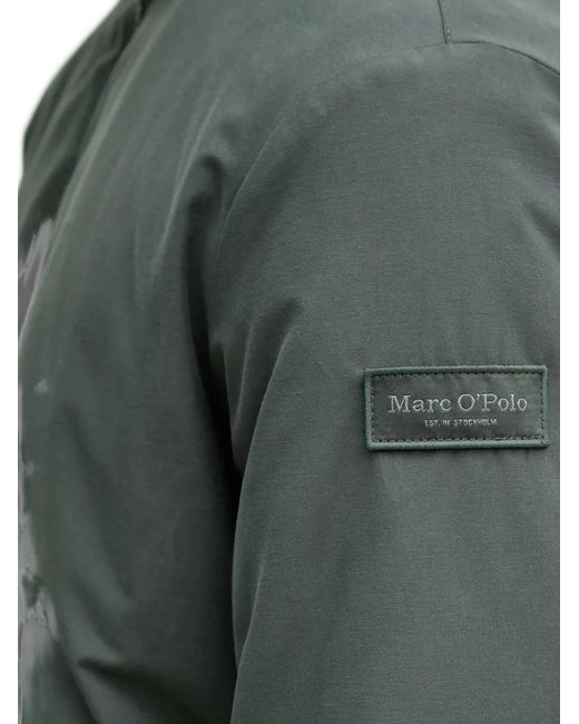 Marc O' Polo Gray Zip-Up High-Neck Jacket for men
